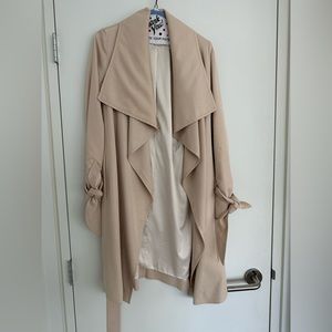 Classic Trench coat in cream colour by Club Manaco